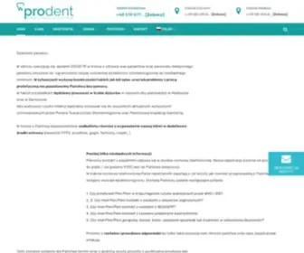 Prodent.gda.pl(Dentysta Gdańsk) Screenshot