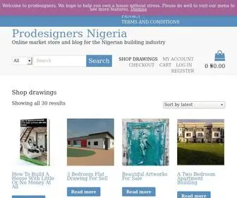 Prodesigners.com.ng(Prodesigners) Screenshot