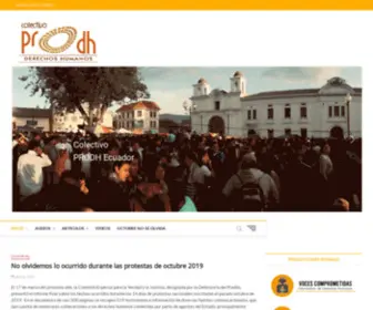 Prodh.org(Colectivo ProDH) Screenshot