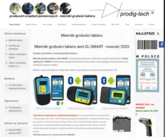 Prodig-Tech.pl(Czujnik grubości Tester Lakieru) Screenshot