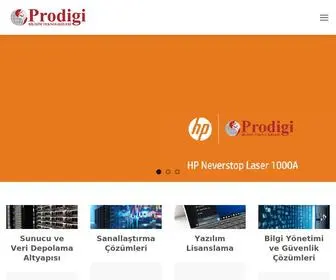 Prodigi.com.tr(Prodigi Bilişim Teknolojileri) Screenshot