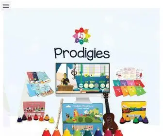 Prodigiesmusic.com(Music Curriculum for Preschool and Primary School Children) Screenshot