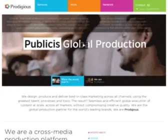 Prodigious.com(Prodigious) Screenshot