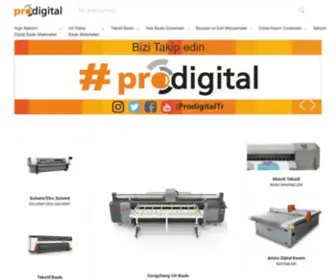 Prodigital.com.tr(Prodigital Dijital Bask) Screenshot