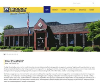 Prodigy-Construction.com(Design Build Construction Project Management Company) Screenshot