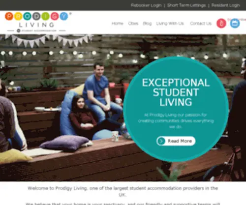 Prodigy-Living.co.uk(Prodigy Living) Screenshot