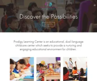 Prodigybcs.com(Prodigy Learning Center) Screenshot