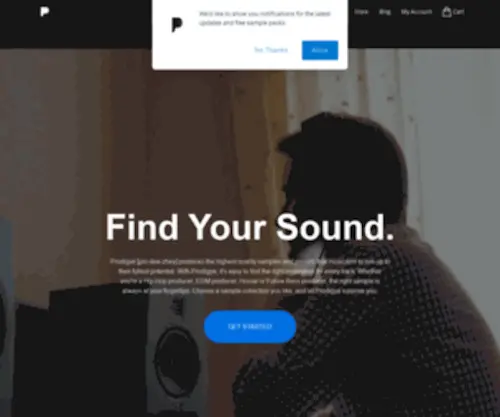 Prodigye.fm(Best sample packs for music production) Screenshot
