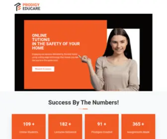 Prodigyeducare.com(Where Education Is Fun) Screenshot