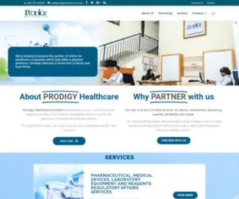 Prodigyhealthcare.co.ke(Prodigy Healthcare) Screenshot