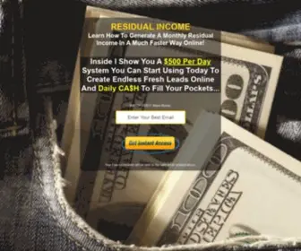 Prodigymarketer.com(Pocket full of cash) Screenshot
