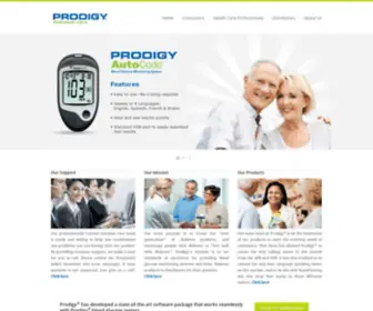 Prodigymeter.com(Our main focus at Prodigy Diabetes Care) Screenshot