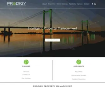 Prodigypro.net(Prodigy Property Management) Screenshot