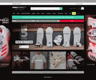 Prodirectcricket.com(Cricket Shop) Screenshot