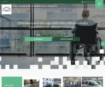 Prodiscapacitadosgranada.es(Asociaciones de ayuda en Albuñol) Screenshot