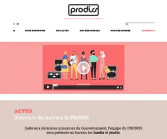 Prodiss.org(Prodiss) Screenshot