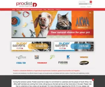 Prodist.co.za(Hardware, Outdoor Equipment, Electrical Supplies, Agriculture & Garden Equipment) Screenshot