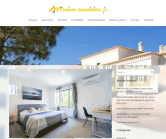 Prodom-Immobilier.fr(Le blog de l'immobilier) Screenshot