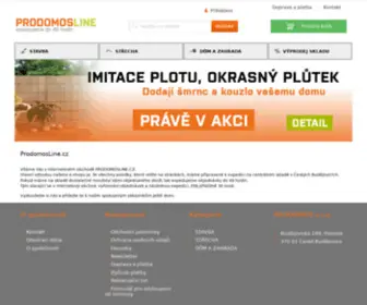 Prodomosline.cz(Vítáme Vás v internetovém obchodě .Hlavní výhodou našeho e) Screenshot