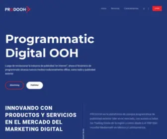 Prodooh.com(Programmatic Outdoor Advertising) Screenshot