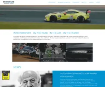 Prodrive.com(Motorsport & Advanced Technology) Screenshot