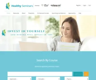 Prodseminars.net(Healthy Seminars) Screenshot