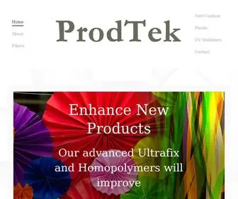 Prodtek.com(Product and Technical Services) Screenshot