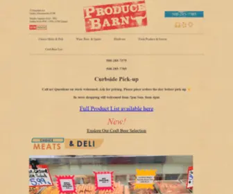 Producebarnonline.com(Produce Barn) Screenshot