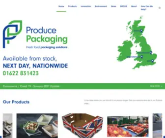 Producepackaging.co.uk(Produce Packaging) Screenshot
