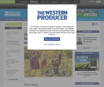 Producer.com(Agriculture news canada) Screenshot