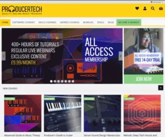 Producertech.com(The home of award) Screenshot