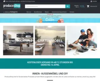 Produceshop.at(Bester Online Shop für Innen) Screenshot