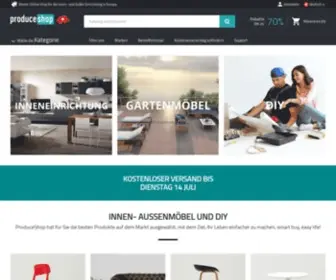 Produceshop.ch(Bester Online Shop für Innen) Screenshot