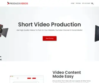 Produckvideos.com(Short Business Video Production) Screenshot