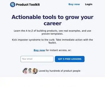 Product-Toolkit.com(Product Manager Toolkit) Screenshot