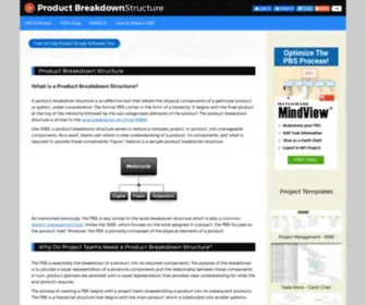 Productbreakdownstructure.com(Product Breakdown Structure) Screenshot