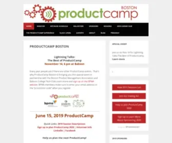 Productcampboston.org(Productcampboston) Screenshot