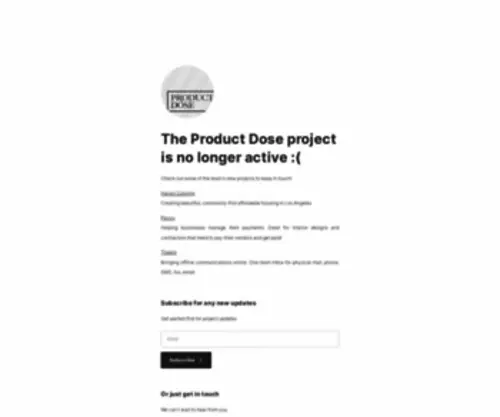 Productdose.com(Product Dose) Screenshot