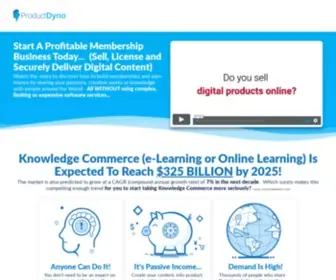Productdyno.com(Create and sell digital products) Screenshot