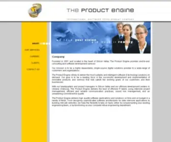 Productengine.com(Product Engine Main Site) Screenshot