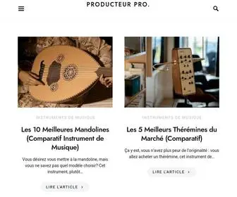 Producteurpro.fr(Producteur Pro) Screenshot