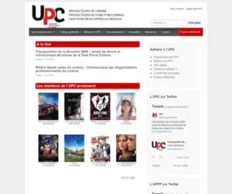 Producteurscinema.fr(UPC) Screenshot