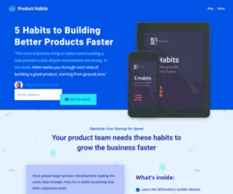 Producthabits.com(Product Habits) Screenshot