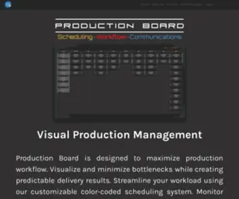 Productionboard.net(Production Board) Screenshot