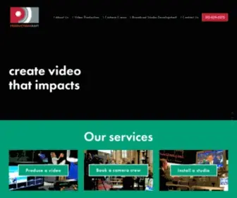 Productioncraft.com(Best Video Production Company for Corporations I Production Craft I Top video production companies Chicago) Screenshot