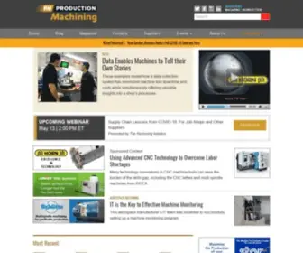 Productionmachining.com(Production Machining) Screenshot