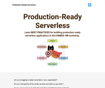 Productionreadyserverless.com(Production-Ready Serverless) Screenshot