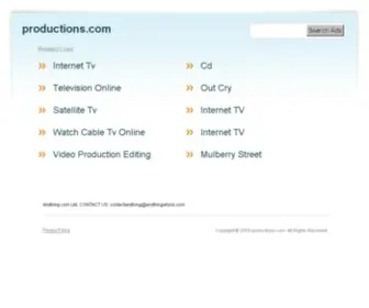 Productions.com(Find the perfect production job) Screenshot
