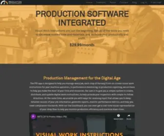 Productionsoft.com(Production Software Integrated) Screenshot