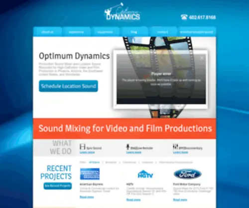 Productionsoundmixer.org(We are based in Phoenix) Screenshot